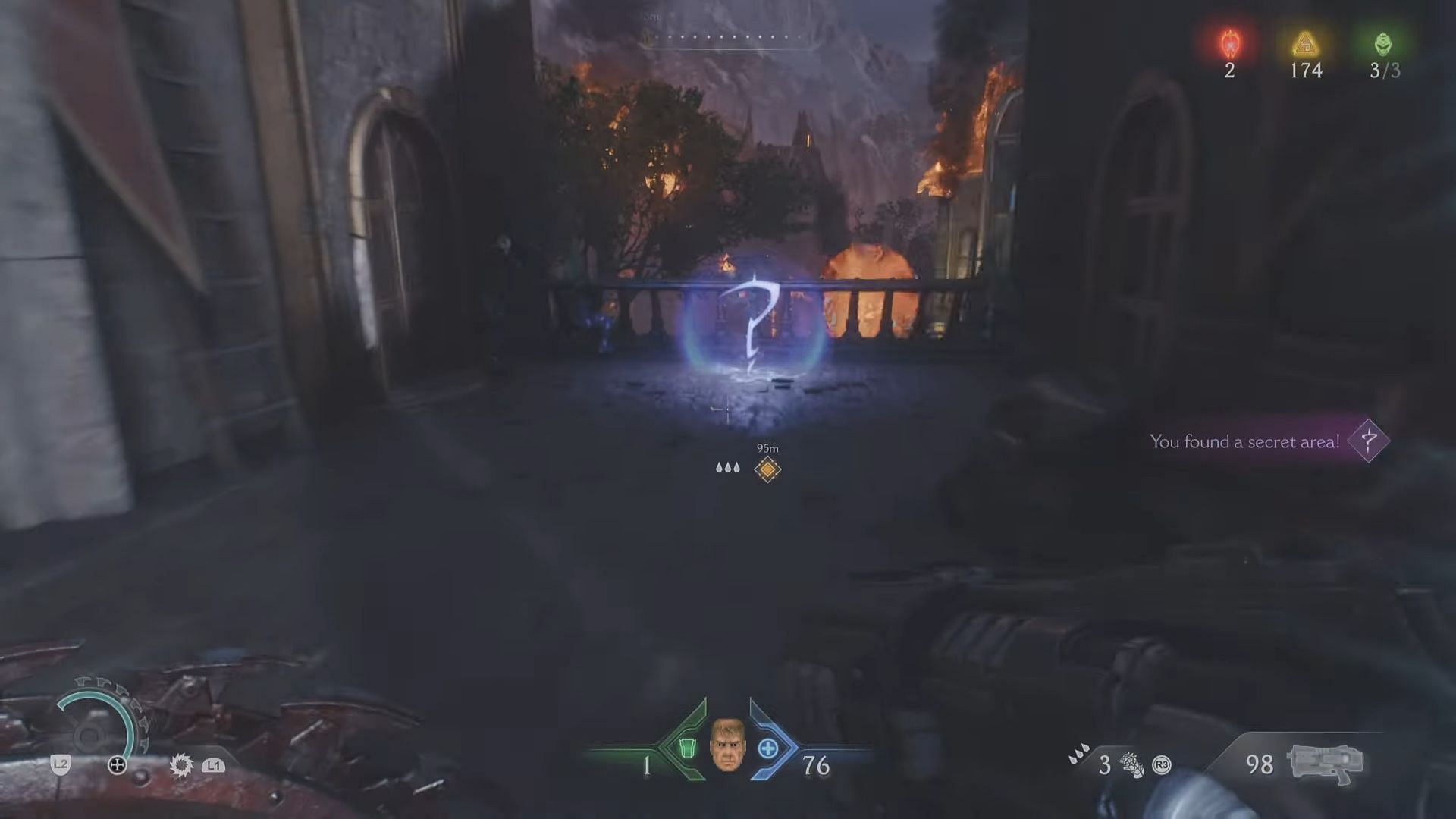 Accelerator Nightmare weapon skin location (Image via Sportskeeda Gaming | Bethesda Softworks)